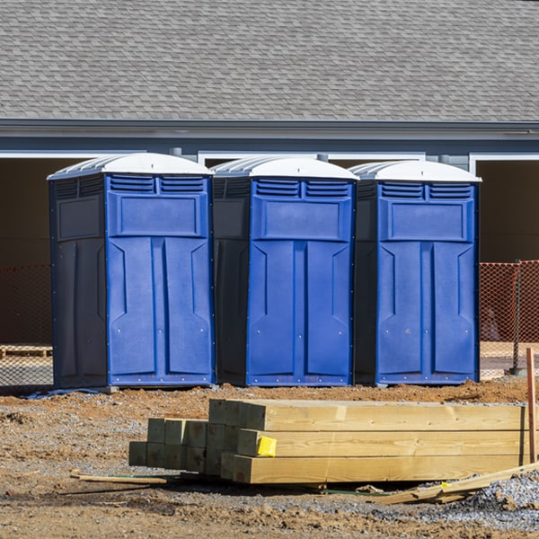 do you offer hand sanitizer dispensers inside the porta potties in Webber Kansas